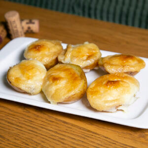 Patates gratinades a la musselina d'all